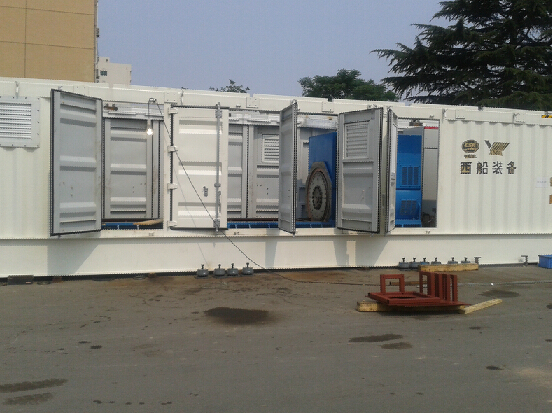 中船重工 柴油發(fā)電機組集裝箱