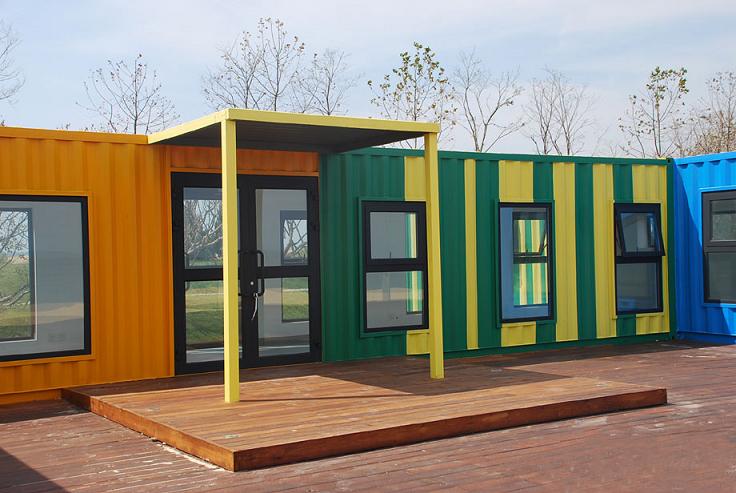 漂亮的景區(qū)集裝箱房