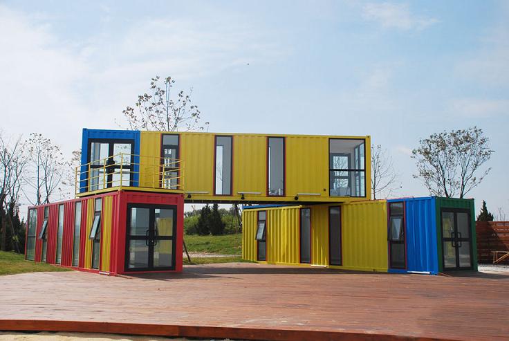 漂亮的景區(qū)集裝箱房