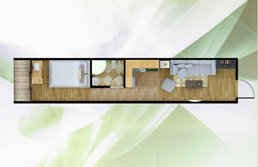 40尺標(biāo)準(zhǔn)集裝箱箱房