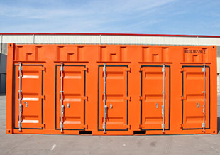 3開(kāi)鎖桿門集裝箱