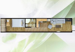 40尺標(biāo)準(zhǔn)集裝箱箱房